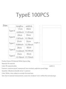 100 PCS Self-Sealing Poly Mailers 10x13 Inches 3 Mil, Shipping Bags, Waterproof & Tear-Resistant Mailing Envelopes For Ecommerce Shipping, Small Business, Online Sellers - White - View 16