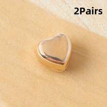 Bộ 1/2/4 cặp khóa cài từ tính thời trang, cổ áo sơ mi hình trái tim nhiều màu + kẹp cổ tay áo/viền áo/khăn quàng cổ có thể tháo rời, có thể tái sử dụng không cần khâu, lựa chọn quà tặng sáng tạo - Nhiều màu - Xem 15
