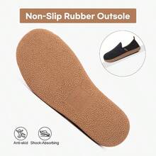 Women's Slippers Foam Slip On Breathable House Shoes With Non - Slip Rubber Sole Indoor Outdoor - 9-10 + Black - View 5