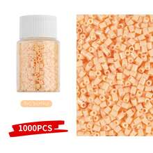 1000 piezas - Juego de cuentas de fusión de 2.6mm, ideal para principiantes y aficionados de las artes y manualidades, joyería de cuentas creativa, material duradero, suministros de cuentas, diseñadores creativos, regalo perfecto para Halloween, Navidad, días festivos