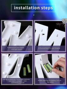 1 Peça Luz de Letra de LED, Cenário de Proposta Romântica Surpresa, Presente de Natal, Decoração Central, Adequado para Decoração de Aniversário/Casamento/Aniversário/Dia dos Namorados/Halloween/Natal/Ano Novo 2025, Presente de Aniversário e Feriado Perfeito para Família, Decoração de Quarto, Decoração de Festa, Branco (Baterias Não Incluídas)