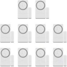 Mengshen Alarmas De Puerta De  para El Hogar, Paquete De 4, Sensor Magnético De Ventana Abierta, Campana De Alerta Antirrobo Antirrobo, 110dB para Cajones De Garaje, Cajas Fuertes - 10 - Ver 13