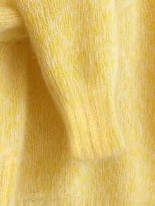 Women's Brushed Mohair Blend Sweater - French Inspired Raglan Sleeve, Drop Shoulder Plush Knit For Fall Winter, Christmas Birthday Gift Idea