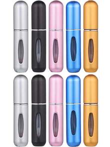 1/3/5 件 5 毫升可再填充香水雾化器喷雾瓶，单包装，闪亮粉色香水瓶喷雾器泵储存容器，适用于旅行、客厅、卧室、浴室家居装饰，4/10/20 件，婚礼、派对、生日、男士礼物、妈妈爸爸朋友、新年、配饰、趣味礼物 - 彩色 - 查看 17