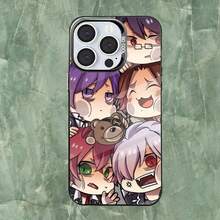 D-Diabolik-ks Anime L-Lovers Funda de Teléfono Compatible con 16,15,14,13,12,11,Pro,MAX, Cubierta Negra Mate a Prueba de Golpes para 17 Air Galaxy S22 S23 S24 S25 Plus Ultra - Z4 - Ver 3