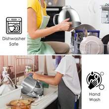 5 Quart Stainless Steel Mixing Bowl For KitchenAid Artisan And Classic Series TiltHead Stand Mixers Compatible With 4.5 And 5 QT Models Durable Silver Finish Ideal For Baking Cooking And Food Preparation Applications HighQuality Replacement Bowl With Smooth Interior And Secure Fit - 銀色 - 查看 3