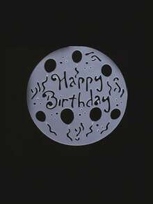 1件/4件装塑料喷绘图案，蛋糕印刷图案，糖粉筛分，糕点装饰，蛋糕顶部模板，蛋糕喷绘模具，印刷模具，饼干/蛋糕装饰绘画模板 - 彩色 - 查看 13