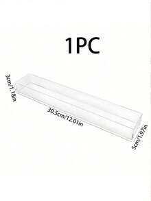 1pc/2pcs/6pcs Transparent Display Stand, Wall-Mounted Blind Box, Handmade Storage Box, Small Transparent Display Stand