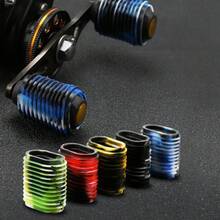 2 Pieces Set Of Silicone Anti Slip Reel Handle, Suitable For Throwing And Spinning Fishing - Enhance Your Fishing Experience With Anti Slip Fishing Reel Handle Protective Cover