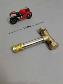 1件DIY组装雷神之锤，手工金色妙尔尼尔锤道具，水暖配件，螺母螺栓装饰