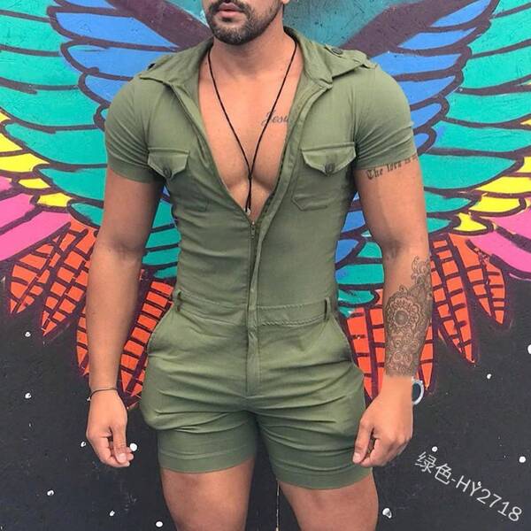 Men Outdoor Bodysuits & Jumpsuits