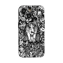 Funda para teléfono con un retrato doloroso y un diseño de enfermera envejecida, compatible con , , OPPO,  17,  16,  16 ProMax,  15,  15 ProMax,  14,  13,  12 y  11 Pro. Fabricada en TPU, ofrece protección a prueba de golpes. Regalo ideal para familiares, amigos, niños, cumpleaños, Halloween, Navidad, novios, novias y San Valentín. - Negro - Ver 8