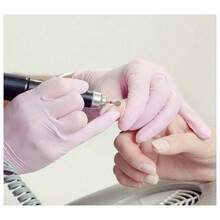 10件套专业美甲钻头，玉米层美甲钻头，红色圆形收纳盒，5.0毫米