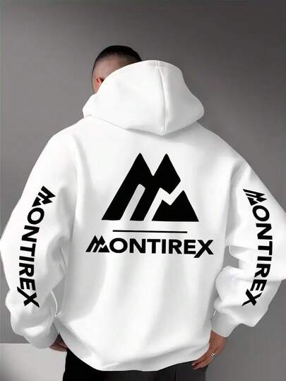 Men's Casual Printed Hoodie Sweatshirt