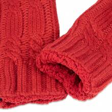 Isotoner Womens Touchscreen Double Knit Mitten Gloves{Inchsize_nameinch:InchOneSizeinch,Inchcolor_nameinch:InchChiliinch} - Ớt - Xem 3