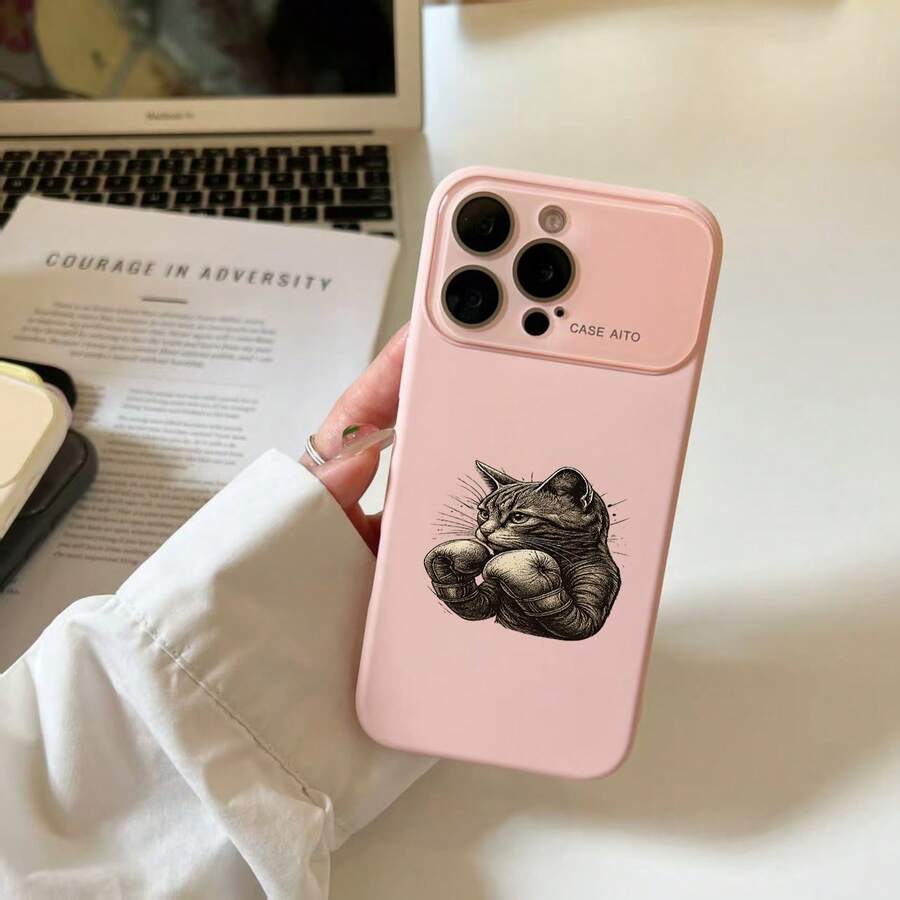 1 piezaNuevo lanzamientoLíquidoVentana grandeFunda para teléfono inteligenteBoxeo de dibujos animadosphone17ProMax17Pro1716ProMax151413Compatible con la serie Pro/PLUSCubierta completa para lentesEsquema de colores sofisticadoRegalo perfectoLíquido suave al tactoFunda protectoraApplephone16ProMaxNuevo diseño14Promax. Cubierta de lente de ventana grande Compatible con 14Pro y 13 Diseño universal: simple pero lujoso Expansión de 6 colores (phone1715), accesorios para teléfonos inteligentes, diseño de impresión, entusiasta de la tecnología, teléfono para compradores - rosa - Ver 1