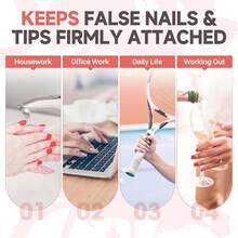 Press On False Nails - NAIL GLUE 10ml*1(NO NEED LAMP) - View 6