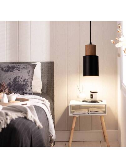 Alpinaluz "KIRA" Hang Lamp In Bruin Metaal Hout Sc inavian Moderne E27 view 11