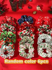 20-2 Pcs Christmas Hair Bands,Christmas Themed Printed Satin Headbands, Festive Decorative Hair Accessories, With High Elasticity, Durability, Lightweight, Breathable And Softness, Designed With Christmas Tree And Snowflake Patterns In Various Colors, Suitable For Bedroom, Bathroom, Outdoor, Christmas, Back To School.Hair Accessories, Headbands Hair Accessories - Multicolor - View 12