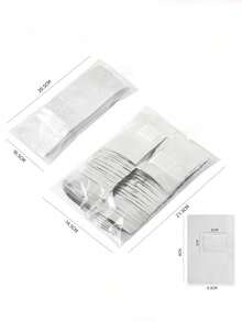 200pcs Shiny Foil Paper, 100pcs Oil Absorbing Foil Pads, 0.79" X 1.18" Simple Shimmer Oil Blotting Sheets 6.5" X 9", Gel Nail Polish Remover Pads, Gel Nail Polish Remover Foil, Gel Nail Polish Remover Solution, Nail Art Studio Set Nails Nails Supplies Nail Stuff - Multicolor - View 8