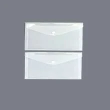 2/4/6/10/12个装 B6A5 纽扣文件袋，学生/办公文件收纳袋 - 無色 - 查看 12