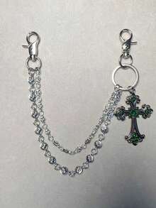 交叉裤链、钱包链、复古链、双层链、嘻哈朋克风、牛仔裤链、口袋链、男士钥匙链