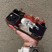 Funda para Teléfono de Kurapika de Compatible con 17, 16E, 16, 15, 14, 13, 12, 11, Pro,,, X, XR, XSMAX, 8, Plus, con Parte Trasera Mate Antigolpes, Iph Para Hombre, Horror Ph, Japanese Ph Para Hombre, Carcasa para Teléfono, Funda Práctica17 17promax - Negro - Ver 5