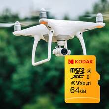 Kodak 柯达存储卡 32GB 64GB 128GB 256GB Class 10 Micro SD 卡 C10 Microsd V30 U3 A1 4K - 黃色 - 查看 7