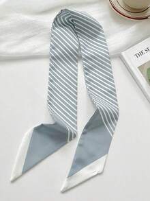 6件套条纹发带套装 - 6种颜色丝巾和丝带，适合女性和女孩 | 日常、海滩、运动、派对发饰，女士头巾，冬季保暖发带 - 彩色 - 查看 7