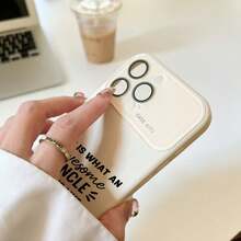 Funda para smartphone con pantalla grande y diseño sofisticado en blanco y negro. Lente completa, colores sofisticados. Ideal para regalar. Funda Soft Phone. Compatible con las series 17 Pro, 17 Pro, 17 Pro, 17 Pro, 16 Pro, 15 Pro, 14 Pro y 13 Pro/Plus. Lente completa, colores sofisticados. Funda Soft Phone. Ideal para regalar. Teléfono - rosa - Ver 2