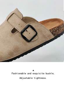 Women's Spring New Round Toe Thick Sole Comfortable Slip-On Casual Fashion Mule Shoes