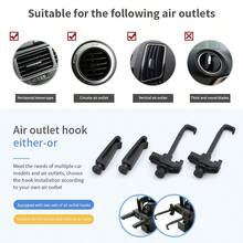 1PC Auto Cup Holder Phone Mount For Car, Car Cup Holder Cellphone Holder For Car, Car Air Vent Mount Drink Bottle Water Bottle Cup Holder - Black - View 8