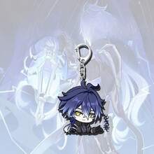 4pcs Popular RPG Game Theme Keychains, Cute 2D Acrylic Character Keyrings, Creative Backpack Pendant Gifts Set Bag Charms Car Teacher Friend Sister Gift Ideas - Multicolor - View 5