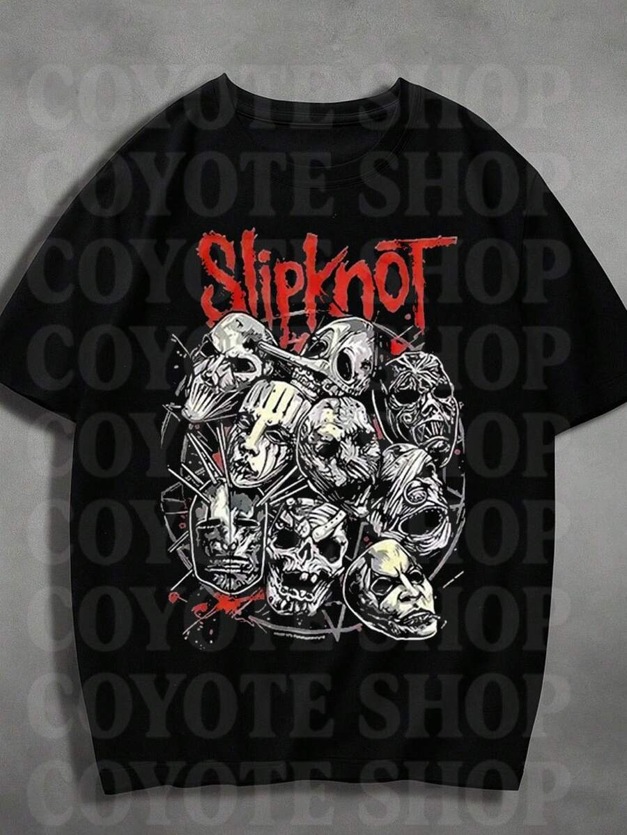 Rock Band T-Shirt, Unisex, Men's And Women's, 100% Cotton, Top Premium Streetwear, New Release!! Plus Size - 活結樂隊 42970 - 查看 1