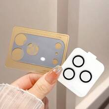 9D Tempered Glass Camera Lens Protector, Suitable For IPhone 17 Pro/17 Pro Max, Ultra-Thin Anti-Scratch, Auto-Adsorption, Anti-Fingerprint, Multiple Colors Available, Set Combination - Multicolor - View 13