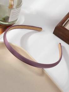 1/3/4 Stücke elegante Satin-Stirnbänder in Unifarben, geeignet für Partys, Abendgarderobe, Zusammenkünfte, Haarreif für Frauen, Diademe