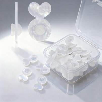 6-20 piezas Clips de silicona transparente para pendientes, almohadillas de soporte invisibles para lóbulos de la oreja para pendientes pesados, reemplazo cómodo de gomas para pendientes, previene el descolgamiento del lóbulo de la oreja, se ajusta perfectamente a pendientes grandes