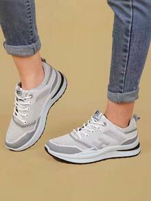 Women Casual Shoes - 灰色 - 查看 3