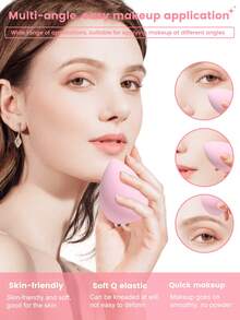 Bộ dụng cụ trang điểm 45 món bao gồm: 1 túi đựng mỹ phẩm và đồ dùng cá nhân đa năng có khóa kéo chống thấm nước + 25 bộ cọ trang điểm + 4 bông mút trang điểm + 4 bông phấn tam giác + 4 bông phấn mini dạng cushion + 2 miếng bọt biển rửa mặt + 1 dụng cụ uốn mi + 1 băng đô + 2 dây đeo chậu rửa tay + 1 dụng cụ vệ sinh cọ trang điểm. Thích hợp cho du lịch, đồ dùng thiết yếu khi đi du lịch, quà tặng ngày Valentine, giá rẻ, cọ trang điểm du lịch, quà tặng cho phụ nữ, chuyên gia trang điểm, bộ trang điểm chuyên nghiệp hoàn chỉnh. - Hồng - Xem 5