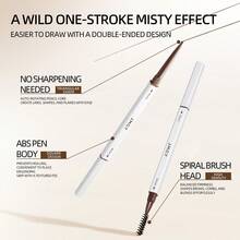 J.M.C.Y 自然野性眉笔，持久防水防汗防晕染，轻松打造精致眉形，适合初学者 - E03 LIGHT BROWN - 查看 6