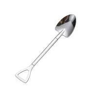 1/4pcs High Appearance Level Stainless Steel Spoon, Spade Spoon, Dessert Spoon, Fruit Spoon, Iced Tea Spoon, Coffee Mixing Spoon, Jam Spoon, Ice Cream Spoon, Salad Spoon, Dressing Spoon, Specialty Spoon, Kitchen Utensils, Hotel Utensils - Silver - View 9