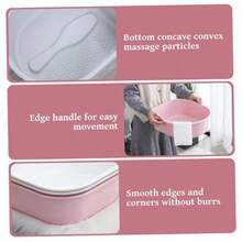 Foot Soak TubFoot Soaking Tub Plastic Foot Bath Basin with Massage Point 13x15x4.5 Inch Feet Soaking Tub for Women MenFoot Soak Tub - 1 pieza - Ver 6