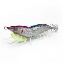 1pc/2pcs Glow Fishing Lures - Realistic Soft Legs, Built-In Rattle Beads, Weighted Lead Design, Highly Detailed Bionic Shrimp & Octopus Design, Sharp Squid Hooks - Essential Fishing Gear For Anglers - Multicolor - View 15