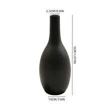 1pc Multi-Shaped Ceramic Vase Four-Piece Set Of Black And White Matte Texture Soft Clothes With " Wild Artifact" To Easily Grasp The Space Style - Multicolor - View 5
