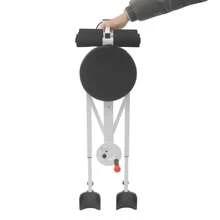 Adjustable Leg Stretcher Machine - 330LB Capacity Foldable Split Equipment With 5-Level Length Settings For Home Gym - Black - View 7