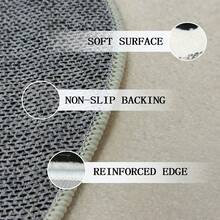 1 szt. dywanik w kolorze szaro-różowym z kreskówkowym wzorem w kształcie kota, materiał ze sztucznej wełny, uroczy, puszysty, pluszowy dywanik w kształcie kota, antypoślizgowy spód z tworzywa TPR, odpowiedni do użytku w pomieszczeniach o każdej porze roku - pasuje do sypialni, pokoju gier, salonu, łazienki i pralni - dywan dekoracyjny do domu, trwały i nadający się do prania w pralce - prezent na Boże Narodzenie, dla miłośnika kotów, na parapetówkę, Święto Dziękczynienia i Boże Narodzenie! - Wielokolorowe - Zobacz 9