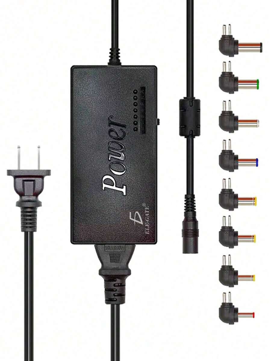 Cargador universal laptop voltaje variable multicargador 8 puntas 12–24v 96w, adaptador para computadoras portátiles, compatible con múltiples marcas y modelos, selección automática de voltaje, protección contra sobrecarga, portátil y práctico. - Tipo de Enchufe A USA (110-127V) - Ver 1