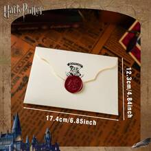 WB 1PC Harry Potter Officially Licensed Acceptance Letter Hogwarts McGonagall Professor Envelope Name Can Be Changed Name Cannot Be Changed Self Adhesive Seal Letterhead Movie Peripheral Dress Up Props Creative Room Decorations Christmas Halloween Birthday Surprise Gift For Harry Potter Lovers