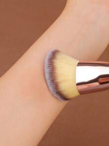 1/2 专业化妆刷套装，高级合成粉底刷混合散粉锥歌舞伎粉底化妆刷化妆品涂抹器 - 彩色 - 查看 6