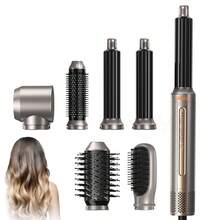 UKLISS UKLISS 5-In-1 Hair Styler Hot Air Brush - Multifunctional Electric Hair Straightener & Curler With 3 Heat Settings, 3 Brush Heads, 3 Brush Heads For Wet/Dry Hair, 1.5-2.5m Cord, European Plug, No Battery Needed, Hair Straightener For Curly Hair
